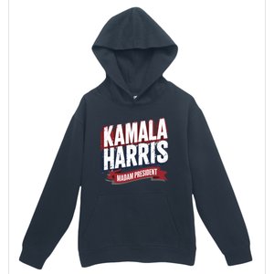 Kamala Harris Madam President Urban Pullover Hoodie