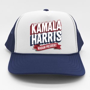 Kamala Harris Madam President Trucker Hat