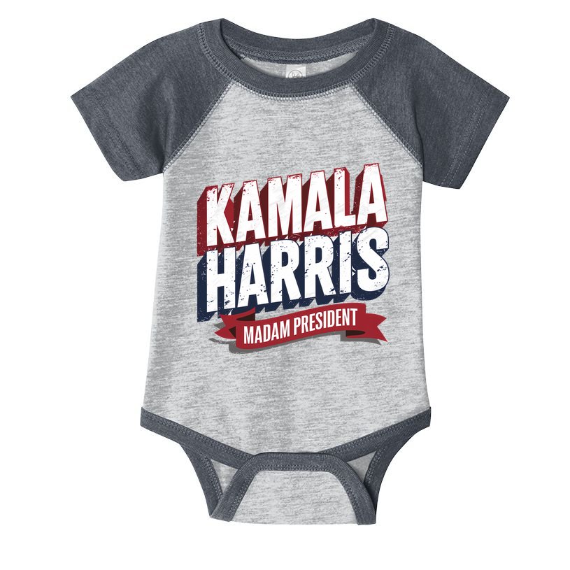 Kamala Harris Madam President Infant Baby Jersey Bodysuit