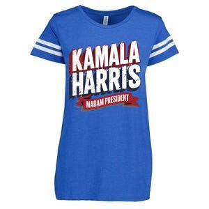 Kamala Harris Madam President Enza Ladies Jersey Football T-Shirt