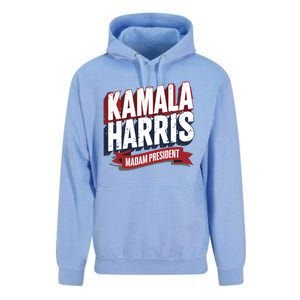 Kamala Harris Madam President Unisex Surf Hoodie