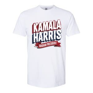 Kamala Harris Madam President Softstyle CVC T-Shirt