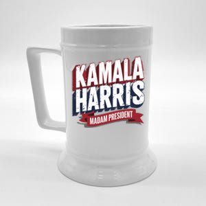 Kamala Harris Madam President Beer Stein