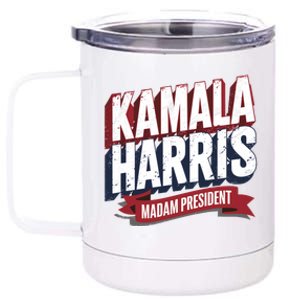 Kamala Harris Madam President 12 oz Stainless Steel Tumbler Cup