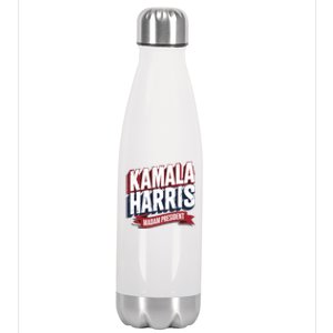 Kamala Harris Madam President Stainless Steel Insulated Water Bottle