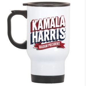 Kamala Harris Madam President Stainless Steel Travel Mug