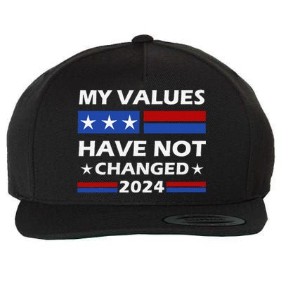 Kamala Harris My Values Have Not Changed Wool Snapback Cap