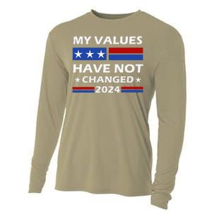 Kamala Harris My Values Have Not Changed Cooling Performance Long Sleeve Crew