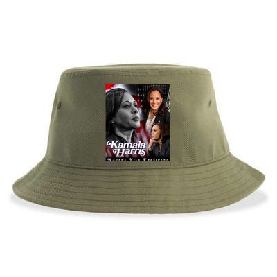 Kamala Harris Madame Vice President Sustainable Bucket Hat