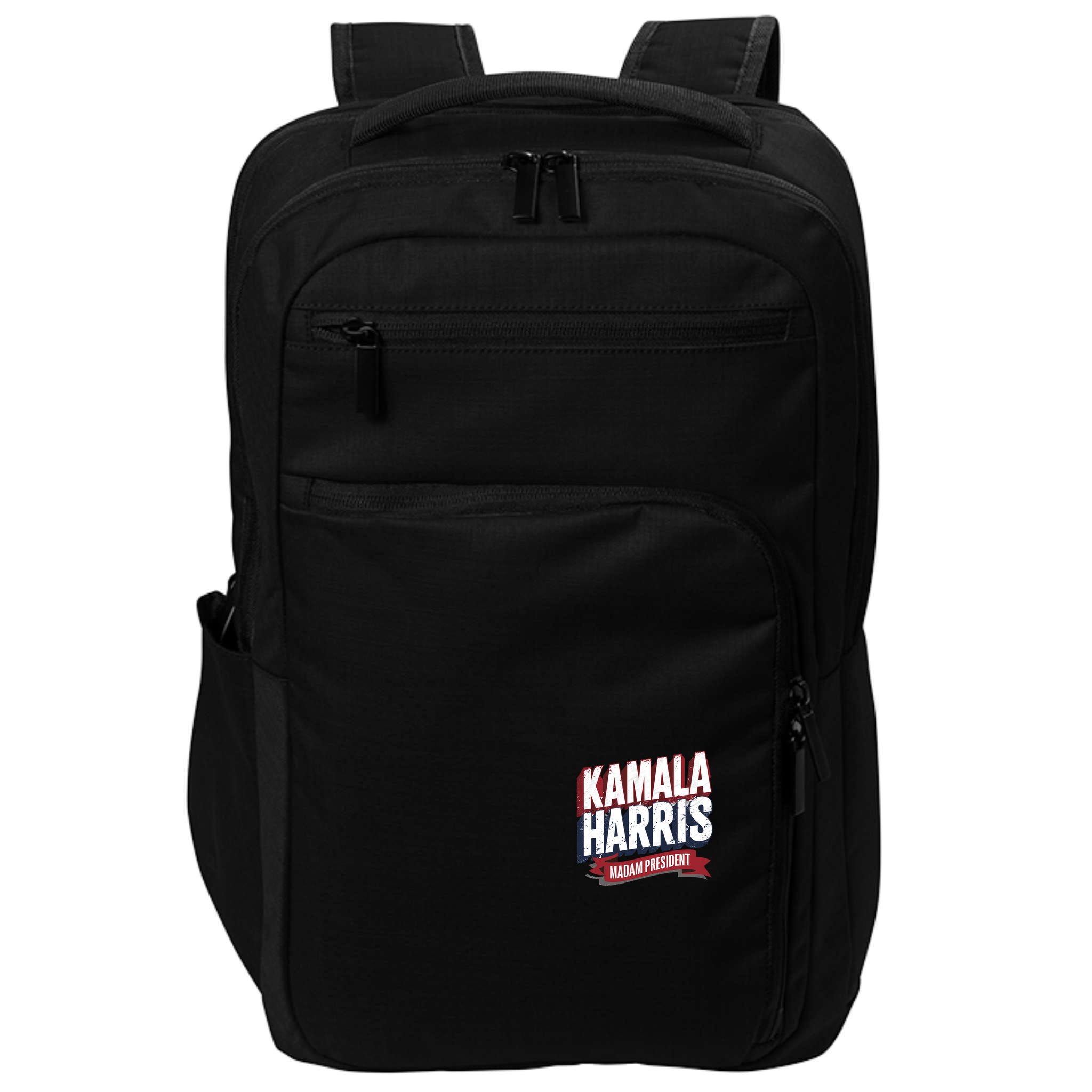 Kamala Harris Madam President Front And Back Impact Tech Backpack