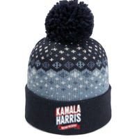 Kamala Harris Madam President Front And Back The Baniff Cuffed Pom Beanie