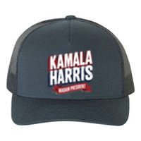 Kamala Harris Madam President Front And Back Yupoong Adult 5-Panel Trucker Hat