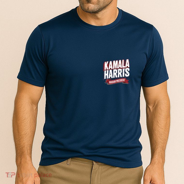 Kamala Harris Madam President Front And Back Performance Shirt