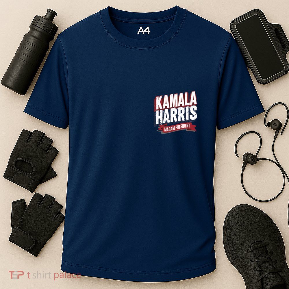 Kamala Harris Madam President Front And Back Performance Shirt