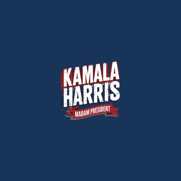 Kamala Harris Madam President Front And Back 7-Panel Snapback Hat