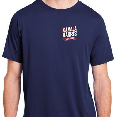 Kamala Harris Madam President Front And Back Adult ChromaSoft Performance T-Shirt