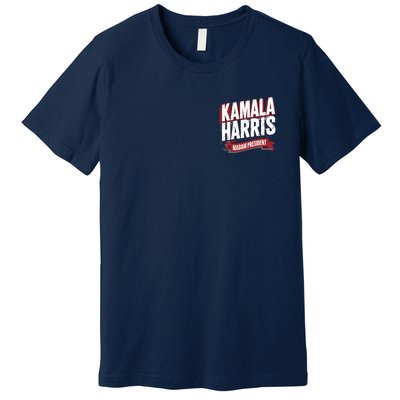 Kamala Harris Madam President Front And Back Premium T-Shirt