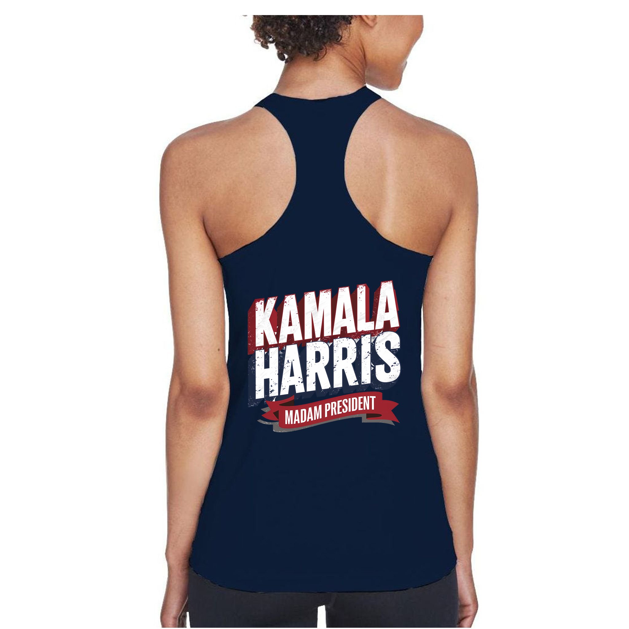 Kamala Harris Madam President Front And Back Womens Tank Top
