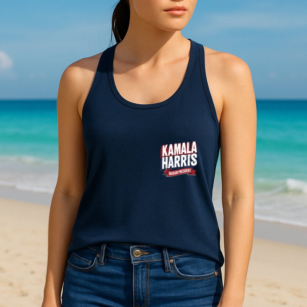 Kamala Harris Madam President Front And Back Womens Tank Top