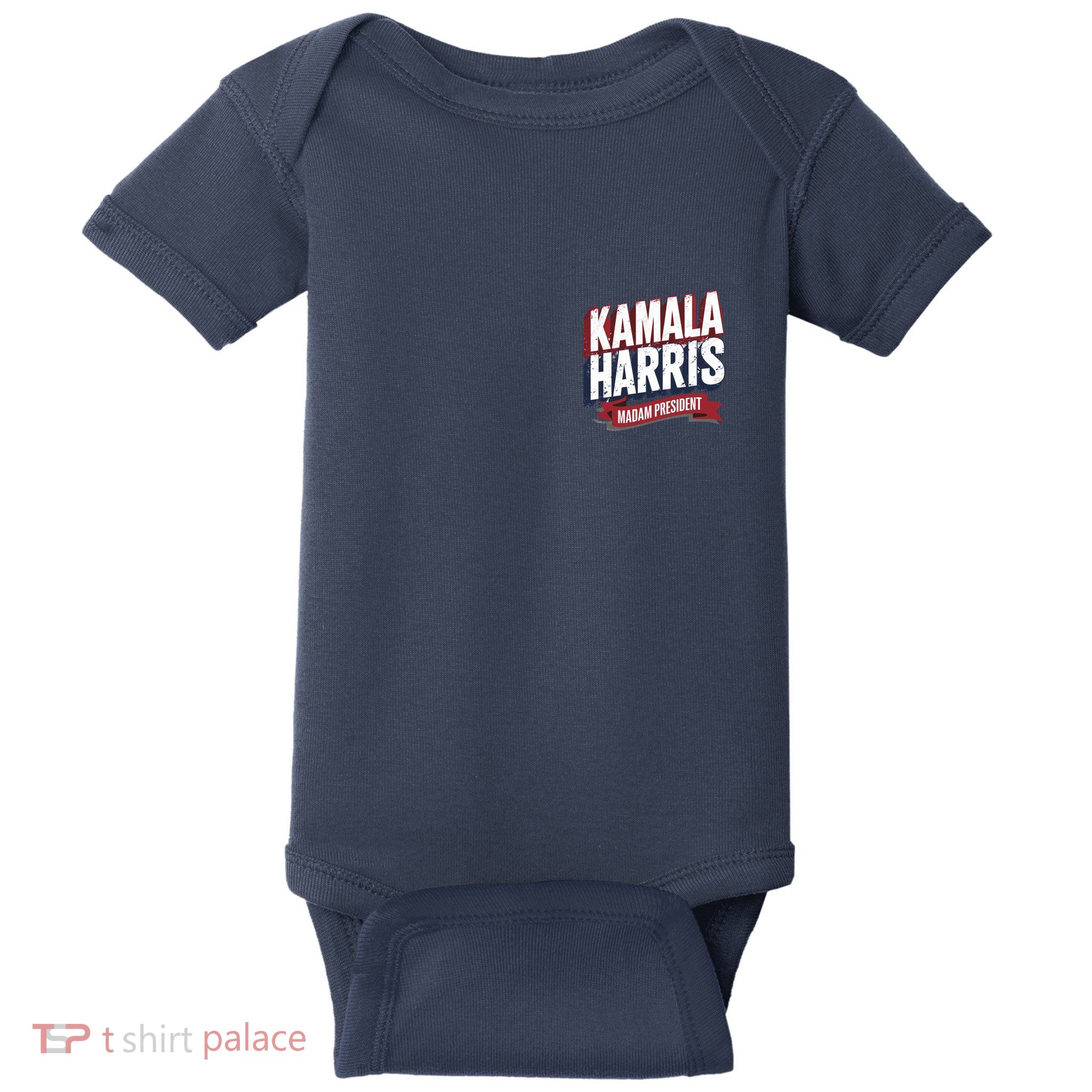 Kamala Harris Madam President Front And Back Baby Bodysuit