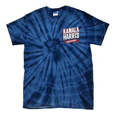 Kamala Harris Madam President Front And Back Tie-Dye T-Shirt