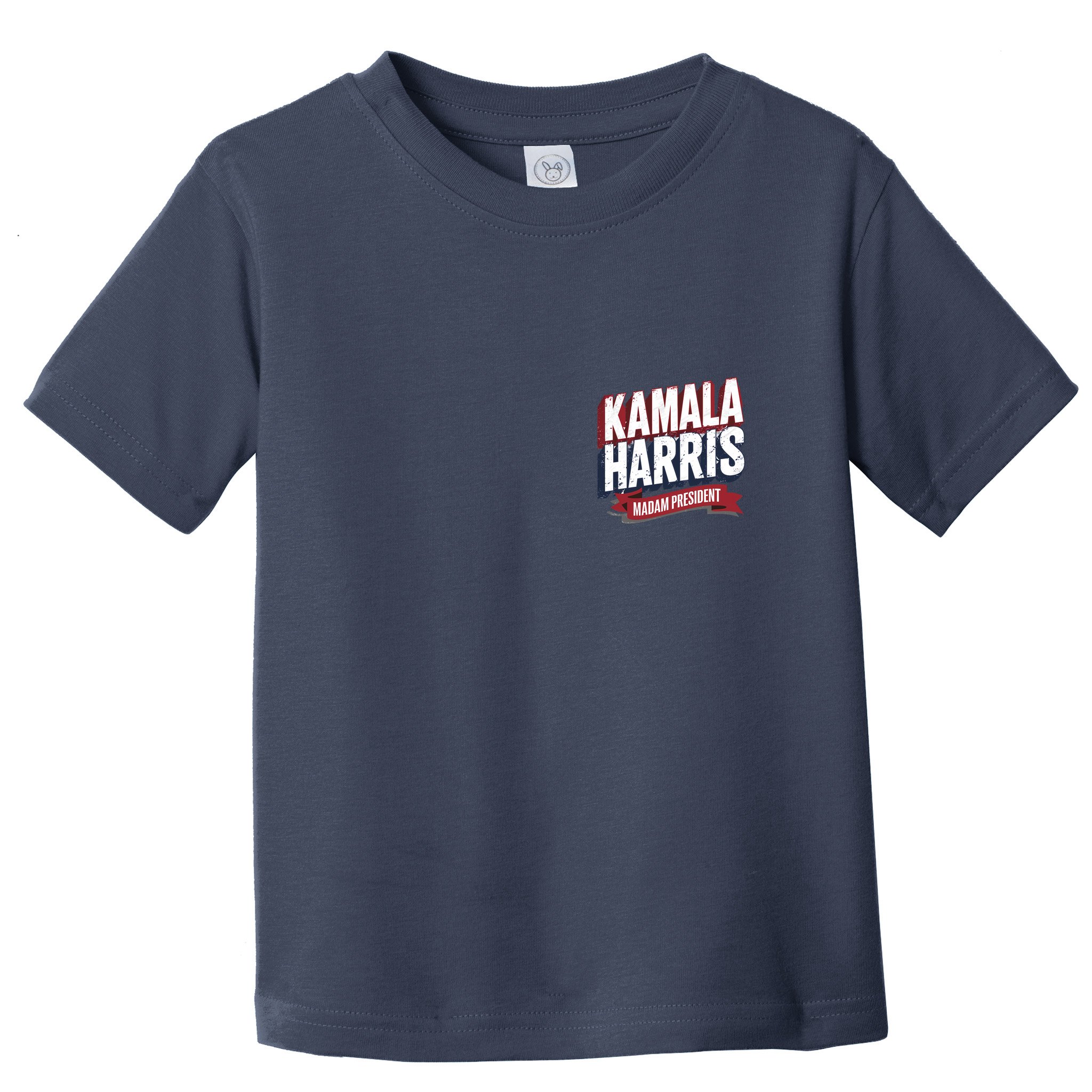 Kamala Harris Madam President Front And Back Toddler T-Shirt