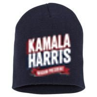 Kamala Harris Madam President Front And Back Short Acrylic Beanie