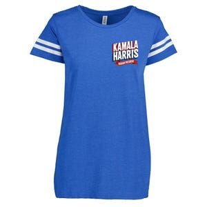 Kamala Harris Madam President Front And Back Enza Ladies Jersey Football T-Shirt