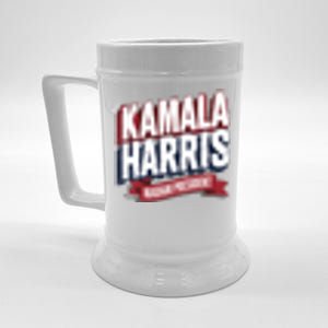 Kamala Harris Madam President Front And Back Beer Stein