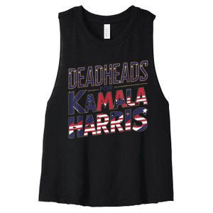 Kamala Harris My President 2024 Women's Racerback Cropped Tank