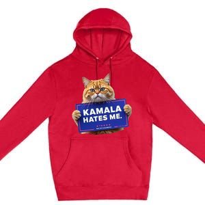 Kamala Hates Me Funny Political Premium Pullover Hoodie