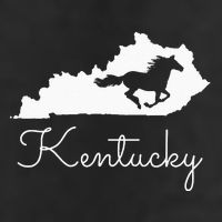 Kentucky Horse Map State 25L Jumbo Tote