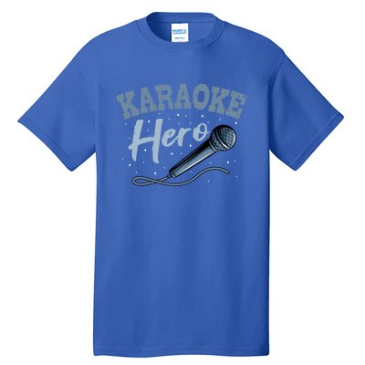 Karaoke Hero Microphone Singer Ktv Music Lover Great Gift Tall T-Shirt