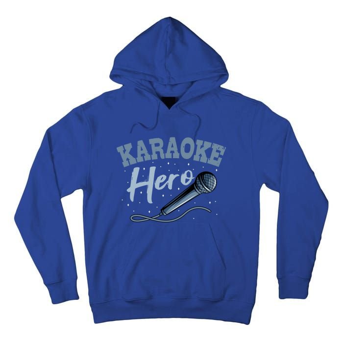 Karaoke Hero Microphone Singer Ktv Music Lover Great Gift Tall Hoodie