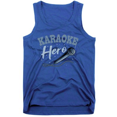 Karaoke Hero Microphone Singer Ktv Music Lover Great Gift Tank Top