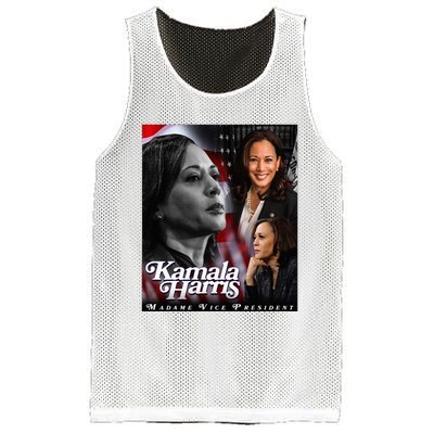 Kamala Harris Madame Vice President Mesh Reversible Basketball Jersey Tank