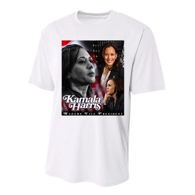 Kamala Harris Madame Vice President Performance Sprint T-Shirt