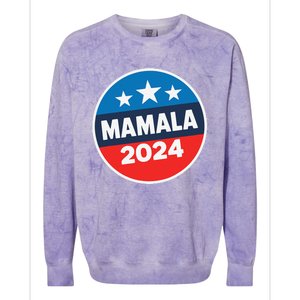 Kamala Harris Mamala Usa President 2024 Funny Presidential Colorblast Crewneck Sweatshirt