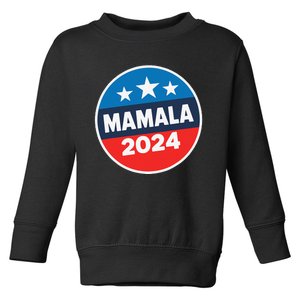 Kamala Harris Mamala Usa President 2024 Funny Presidential Toddler Sweatshirt