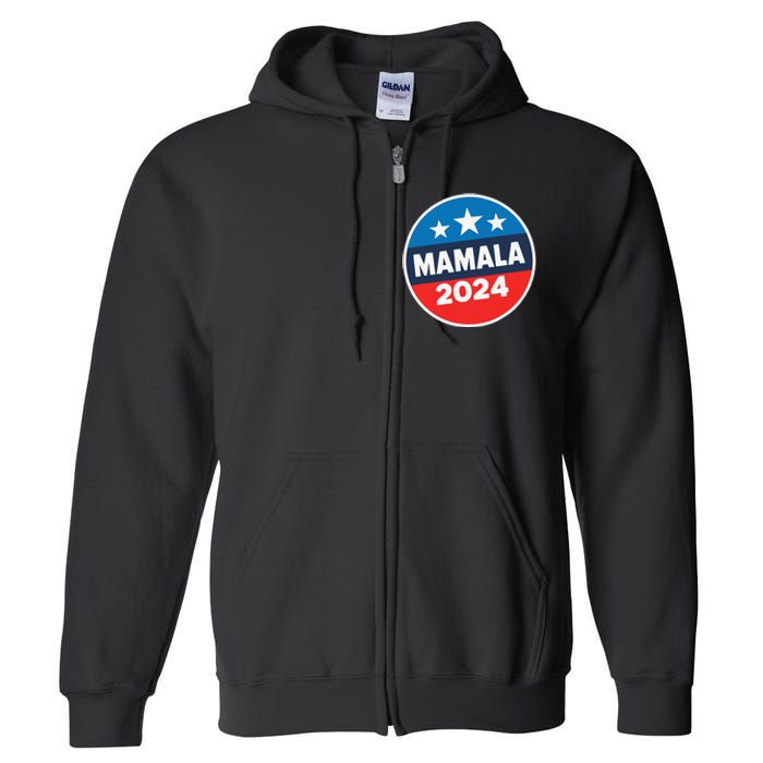 Kamala Harris Mamala Usa President 2024 Funny Presidential Full Zip Hoodie