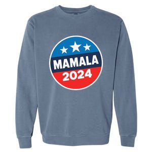 Kamala Harris Mamala Usa President 2024 Funny Presidential Garment-Dyed Sweatshirt