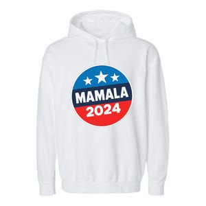 Kamala Harris Mamala Usa President 2024 Funny Presidential Garment-Dyed Fleece Hoodie