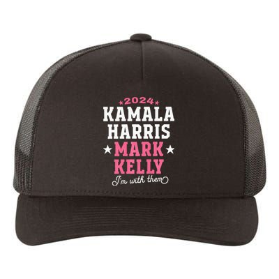 Kamala Harris Mark Kelly 2024 Yupoong Adult 5-Panel Trucker Hat