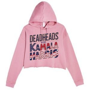 Kamala Harris My President 2024 Crop Fleece Hoodie