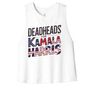 Kamala Harris My President 2024 Women's Racerback Cropped Tank