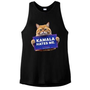 Kamala Hates Me Funny Political Saying Ladies PosiCharge Tri-Blend Wicking Tank