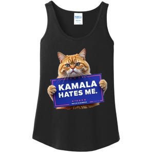 Kamala Hates Me Funny Political Saying Ladies Essential Tank