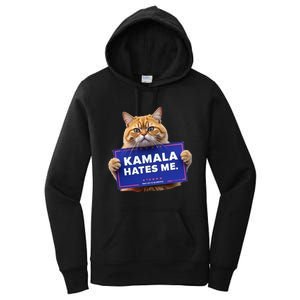 Kamala Hates Me Funny Political Saying Women's Pullover Hoodie