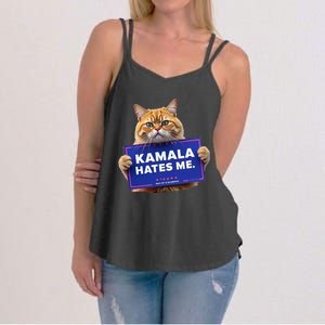 Kamala Hates Me Funny Political Saying Women's Strappy Tank