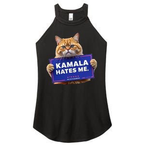 Kamala Hates Me Funny Political Saying Women's Perfect Tri Rocker Tank